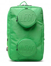 Torba na laptopa Plecak  - Brick 1x2 Backpack 20204-0037 Bright Green - eobuwie.pl Lego