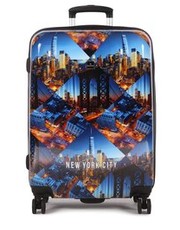 Torba podróżna /walizka Średnia Twarda Walizka  - Trolley Assorted 1418H0.60.10 New York City - eobuwie.pl Saxoline
