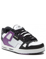 Mokasyny męskie Sneakersy  - Sabre GBSABR White/Black/Purple - eobuwie.pl Globe