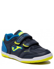 Sportowe buty dziecięce Buty  - Top Flex Jr 2203 TPJW2203INV Navy/Lemon/Fluor Indoor - eobuwie.pl Joma