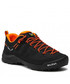 Buty sportowe Salewa Trekkingi  - Ms Wildfire Leather 61395 0938 Black/Fluo Orange