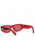 Okulary Tommy Jeans Okulary przeciwsłoneczne  - 0087/S Red C9A