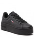 Sneakersy Tommy Jeans Sneakersy  - Flatform Ess EN0EN02043 Triple Black 0GK