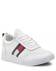 Sneakersy Sneakersy  - Flexi Runner Wmn EN0EN01789 White YBR - eobuwie.pl Tommy Jeans