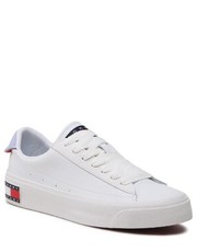Sneakersy Sneakersy  - Vulcanized Leather EN0EN02030 White 0K4 - eobuwie.pl Tommy Jeans