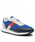 Mokasyny męskie Tommy Jeans Sneakersy  - Retro Runner Core EM0EM01014  Cobalt C65