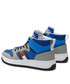 Mokasyny męskie Tommy Jeans Sneakersy  - Mid Pop Basket EM0EM01015 Cobalt C65