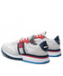Mokasyny męskie Tommy Jeans Sneakersy  - Cleat EM0EM00970 White TBR