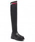 Muszkieterki Tommy Jeans Muszkieterki  - Knit Overknee Boot EN0EN01830 Black BDS
