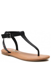 Sandały Sandały  - Essential Toe Post Flat Sandal EN0EN01316 Black BDS - eobuwie.pl Tommy Jeans