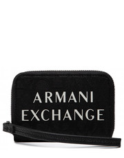 Portfel Mały Portfel Damski  - 948510 CC708 00020 Black - eobuwie.pl Armani Exchange