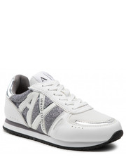 Sneakersy Sneakersy  - XDX090 XV433 N069 Opt White/Silver - eobuwie.pl Armani Exchange