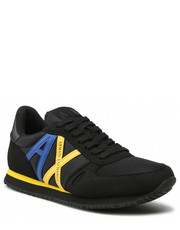 Mokasyny męskie Sneakersy  - XUX017 XCC68 M209 Black/Bergamot/Bluet - eobuwie.pl Armani Exchange