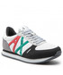 Mokasyny męskie Armani Exchange Sneakersy  - XUX017 XCC68 N646 Opt.White/Multicolor