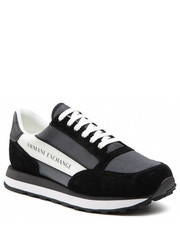 Mokasyny męskie Sneakersy  - XUX083 XV263 S073 Black/Ebony/Off White - eobuwie.pl Armani Exchange