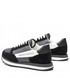 Mokasyny męskie Armani Exchange Sneakersy  - XUX083 XV263 S073 Black/Ebony/Off White