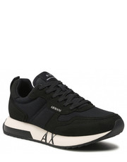 Mokasyny męskie Sneakersy  - XUX151 XV609 K001 Black/Black - eobuwie.pl Armani Exchange