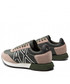 Mokasyny męskie Armani Exchange Sneakersy  - XUX157 XV588 S079 Green/Beige/Black