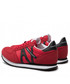 Mokasyny męskie Armani Exchange Sneakersy  - XUX017 XCC68 K667 Red/Black