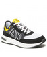 Mokasyny męskie Armani Exchange Sneakersy  - XUX090 XV276 K672 Black/Medium Grey