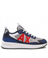Mokasyny męskie Armani Exchange Sneakersy  - XUX114 XV514 K692 Blue/Grey