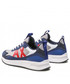 Mokasyny męskie Armani Exchange Sneakersy  - XUX114 XV514 K692 Blue/Grey