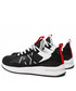 Mokasyny męskie Armani Exchange Sneakersy  - XUX114 XV514 K001 Black/Black