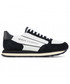 Mokasyny męskie Armani Exchange Sneakersy  - XUX083 XV263 A001 Off Wht/Black