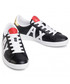 Mokasyny męskie Armani Exchange Sneakersy  - XUX016 XCC71 00002 Black Germany