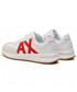 Mokasyny męskie Armani Exchange Sneakersy  - XUX071 XV277 K520 Op.White/Red