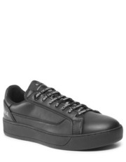Mokasyny męskie Sneakersy  - XUX154 XV617 K001 Black/Black - eobuwie.pl Armani Exchange