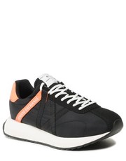 Mokasyny męskie Sneakersy  - XUX150 XV608 K639 Black/Orange - eobuwie.pl Armani Exchange