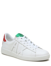 Mokasyny męskie Sneakersy  - XUX016 XCC71 00152 Opt White Italy - eobuwie.pl Armani Exchange