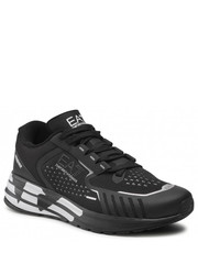 Półbuty męskie Sneakersy  - X8X094 XK239 A120 Black/White - eobuwie.pl Ea7 Emporio Armani
