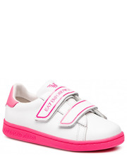 Półbuty dziecięce Sneakersy EA7 Emporio Armani - XSX014 XOT43 Q319 Opt White/Pink Fluo - eobuwie.pl Ea7 Emporio Armani
