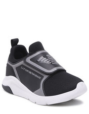 Półbuty dziecięce Sneakersy EA7 Emporio Armani - XSX103 XOT44 N629 Black/Silver - eobuwie.pl Ea7 Emporio Armani