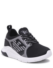 Półbuty dziecięce Sneakersy EA7 Emporio Armani - XSX102 XOT44 N629 Black/Silver - eobuwie.pl Ea7 Emporio Armani