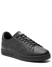 Mokasyny męskie Sneakersy EA7 Emporio Armani - X8X001 XCC51 A083 Triple Black - eobuwie.pl Ea7 Emporio Armani