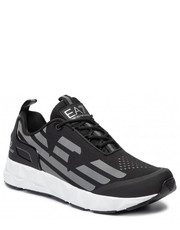 Mokasyny męskie Sneakersy EA7 Emporio Armani - X8X033 XCC52 N629 Black/Silver - eobuwie.pl Ea7 Emporio Armani