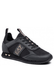Mokasyny męskie Sneakersy EA7 Emporio Armani - X8X027 XK050 M701 Triple Black/Gold - eobuwie.pl Ea7 Emporio Armani