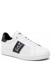 Mokasyny męskie Sneakersy EA7 Emporio Armani - X8X102 XK258 Q678 White/Black/Gold - eobuwie.pl Ea7 Emporio Armani
