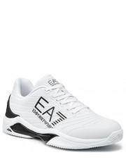 Mokasyny męskie Sneakersy  - X8X079 XK203 D611 White/Black - eobuwie.pl Ea7 Emporio Armani