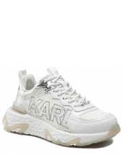 Sneakersy Sneakersy  - KL62427 White Lthr & Textile W/Silver - eobuwie.pl Karl Lagerfeld
