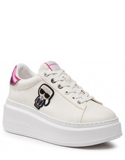 Sneakersy Sneakersy  - KL63530A White Lthr W/Pink - eobuwie.pl Karl Lagerfeld