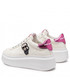 Sneakersy Karl Lagerfeld Sneakersy  - KL63530A White Lthr W/Pink