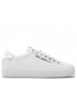 Mokasyny męskie Karl Lagerfeld Sneakersy  - KL51019 White Lthr/Mono