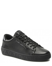 Mokasyny męskie Sneakersy  - KL51019 Black Lthr/Mono - eobuwie.pl Karl Lagerfeld