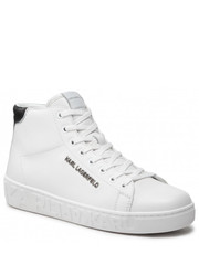 Mokasyny męskie Sneakersy  - KL51040 White Lthr. - eobuwie.pl Karl Lagerfeld