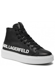 Mokasyny męskie Sneakersy  - KL52255 Black/White Lthr - eobuwie.pl Karl Lagerfeld