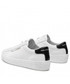 Mokasyny męskie Karl Lagerfeld Sneakersy  - KL51019 White Lthr